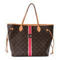 Monogram My LV Heritage Neverfull MM Fuchsia White
