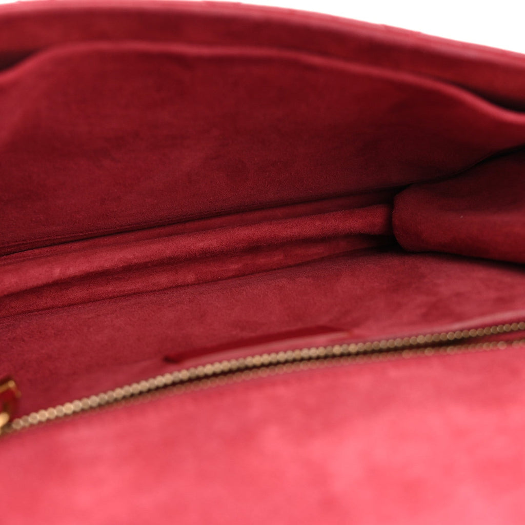 Lambskin Cannage Large Dioraddict Flap Red