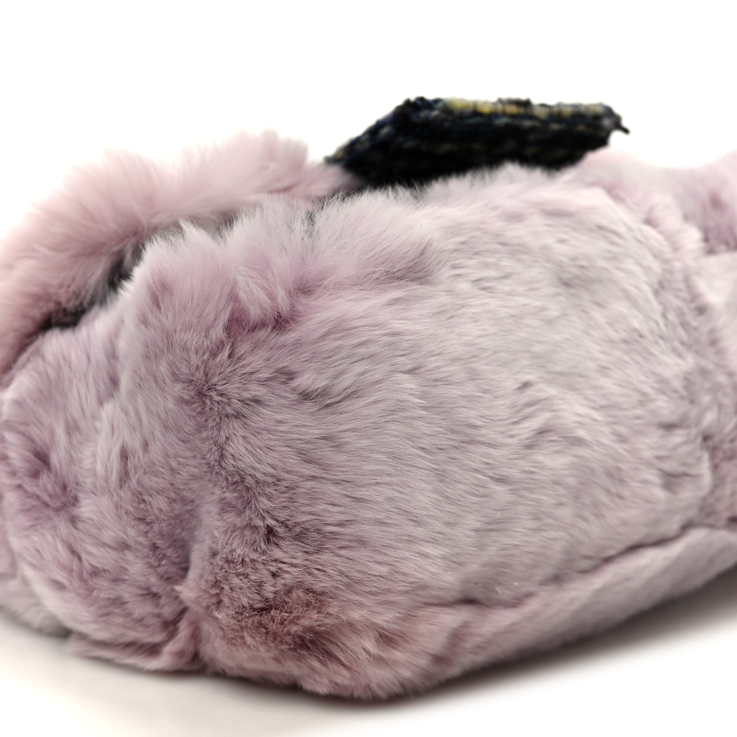 Rabbit Fur Tweed Small Fantasy Flap Lilac