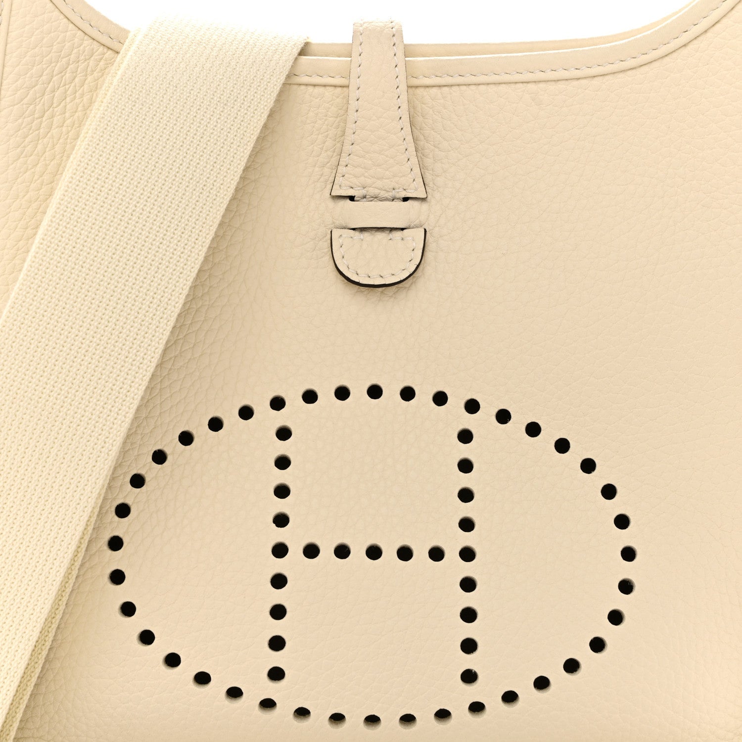 Taurillon Clemence Evelyne 23 Poche III Cream