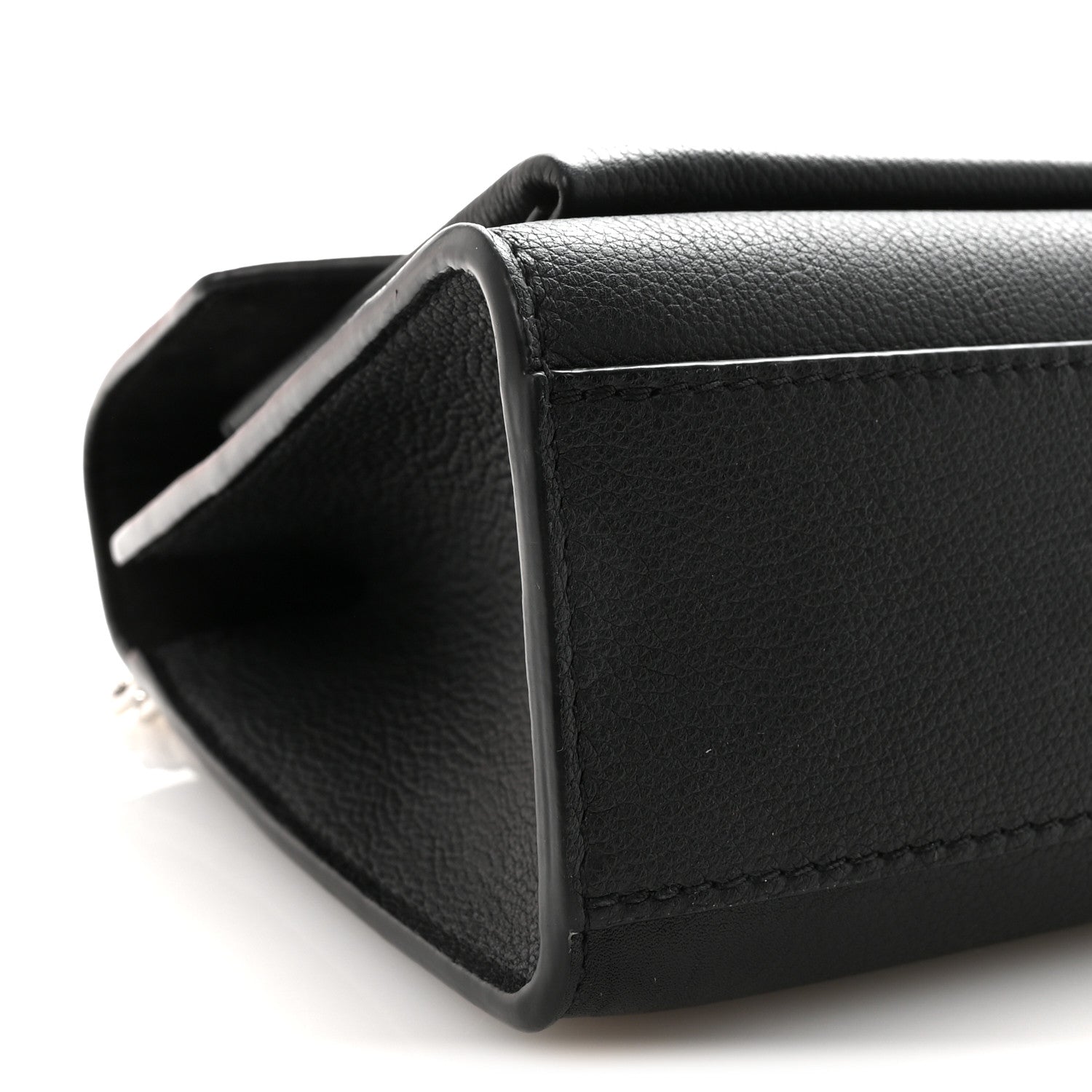 Soft Calfskin My Lockme Chain Bag BB Black