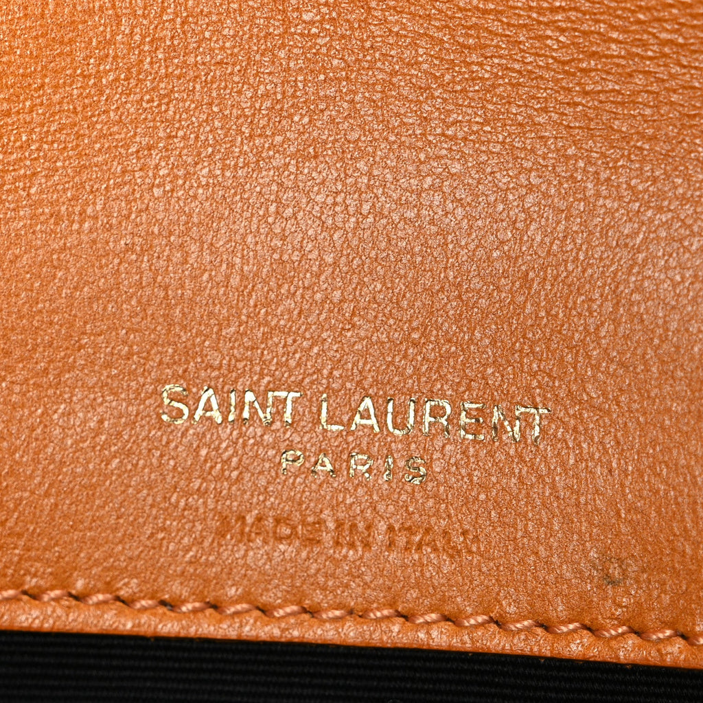 Daytona Lambskin Matelasse Chevron Quilted Mini Loulou Dry Spell Dry Spell