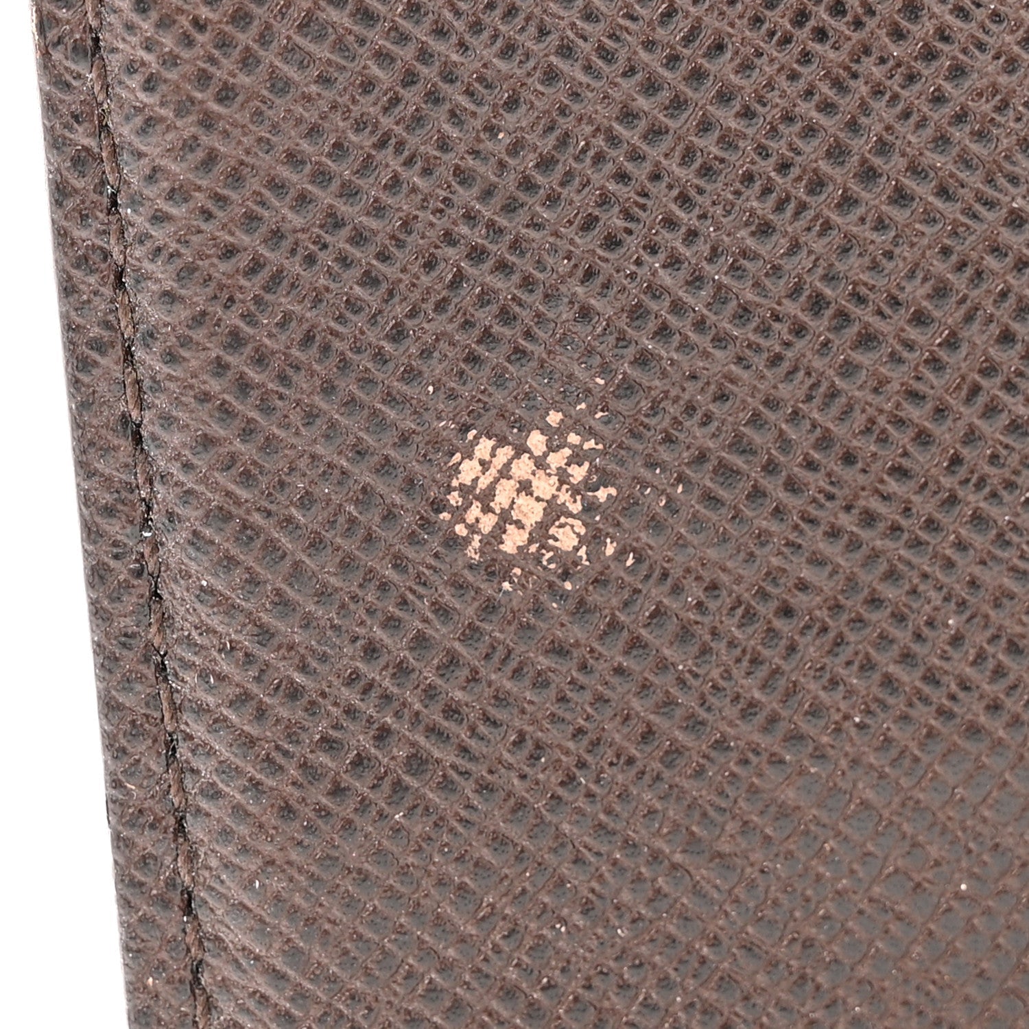 Damier Ebene Checkbook Cover Wallet