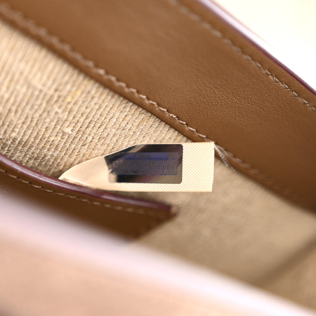 Calfskin Small Tess Bag Dark Nut