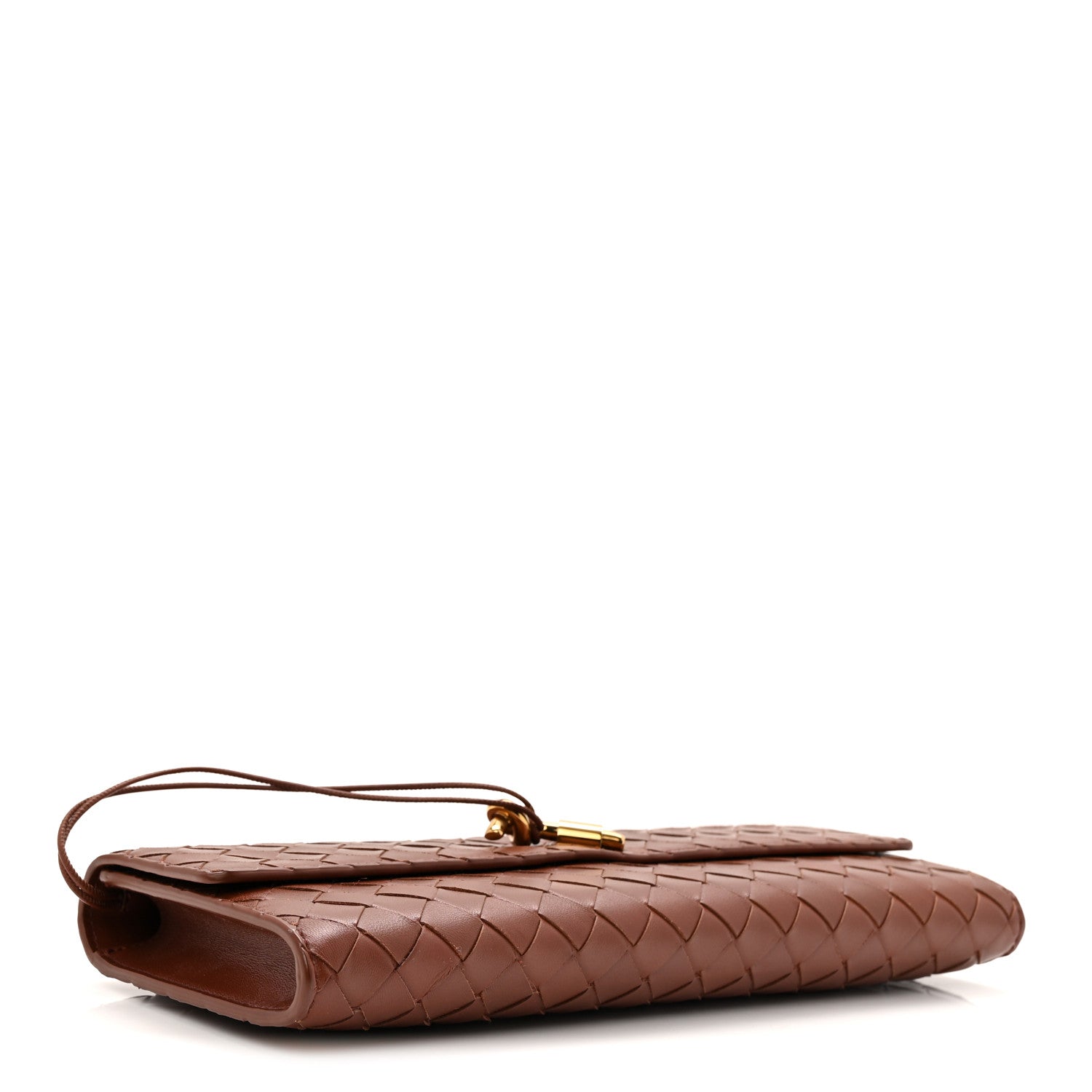 Nappa Intrecciato Long Andiamo Top Handle Sapele