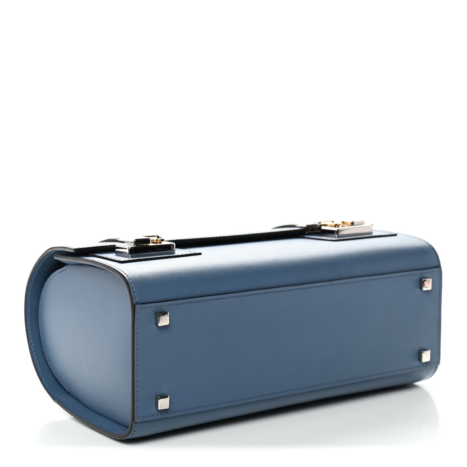 Box Calfskin Cabotin Blue