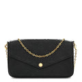 Empreinte Pochette Felicie Chain Wallet Black
