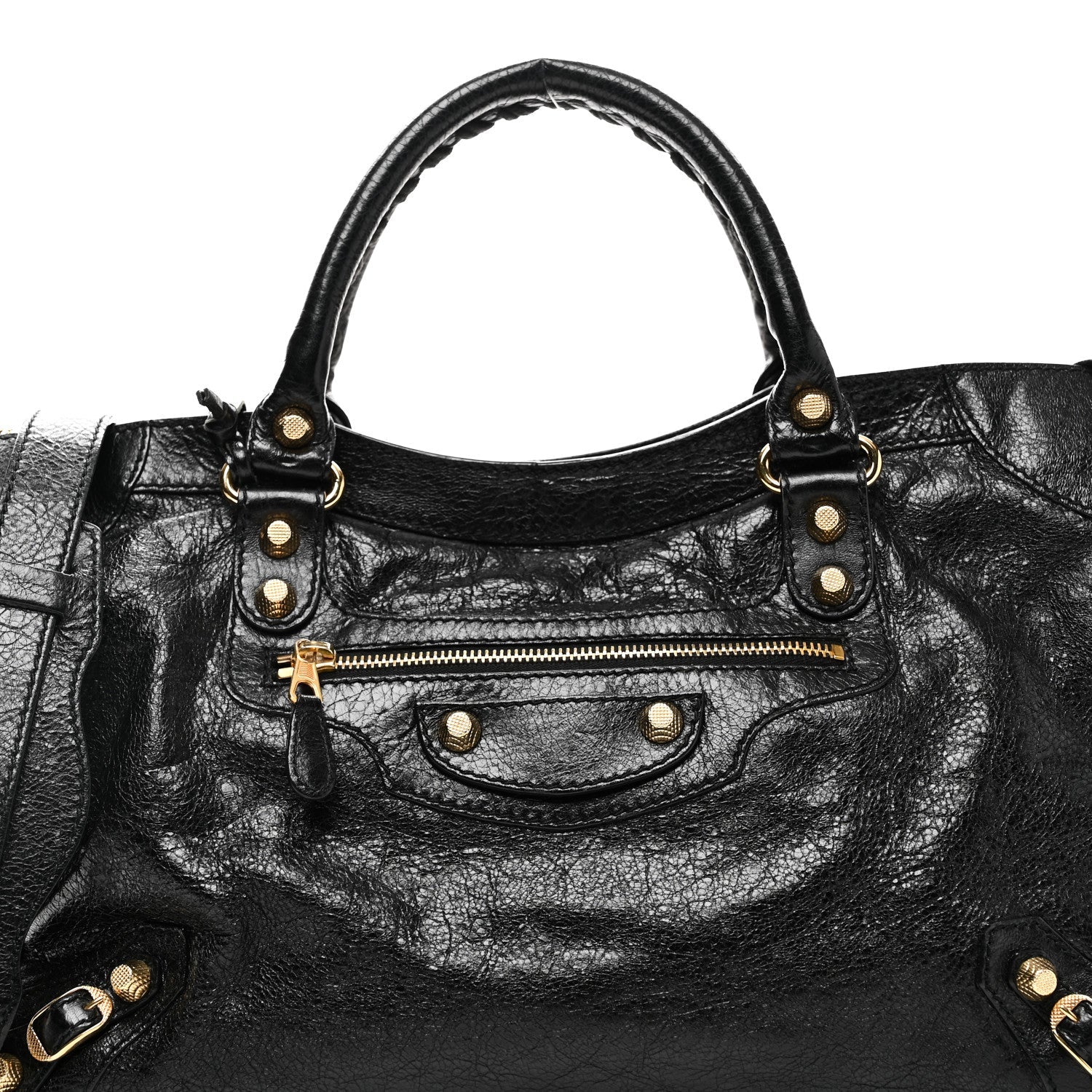 Agneau Giant 12 Gold Hardware City Black
