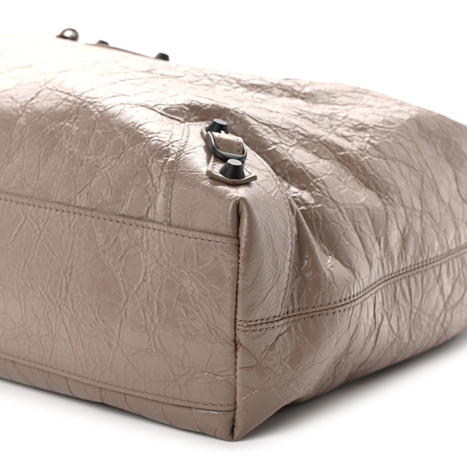 Arena Lambskin Classic Hardware Medium Le City Hobo Bag Sesame