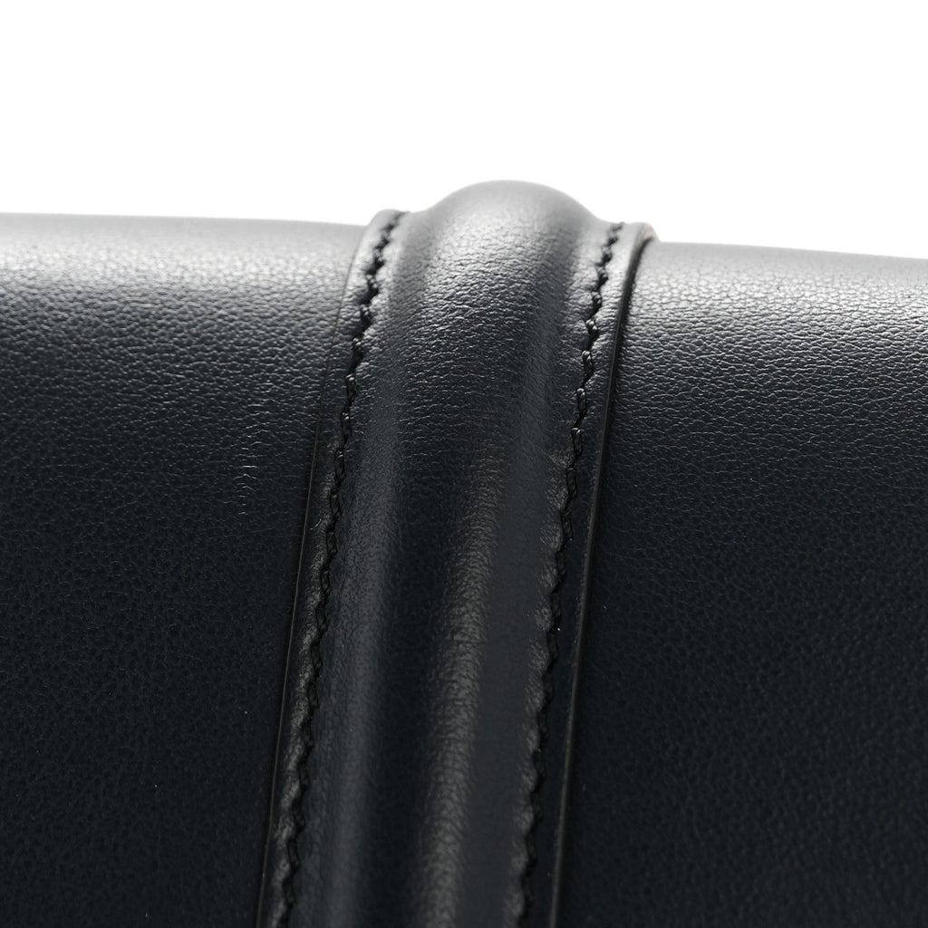 Canvas Calfskin Teen Soft 16 Shoulder Bag Vanilla Navy