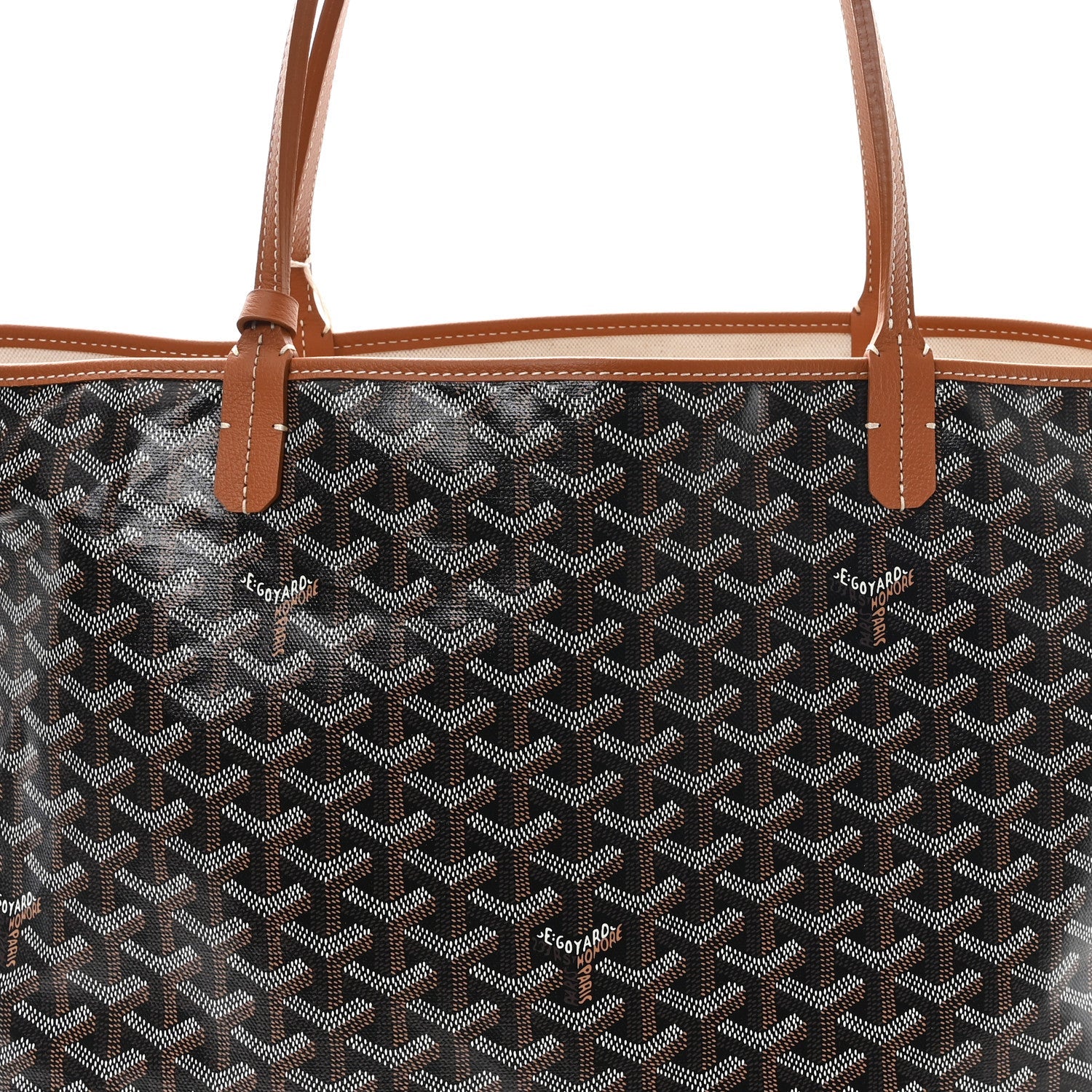 Goyardine Saint Louis GM Black Gold