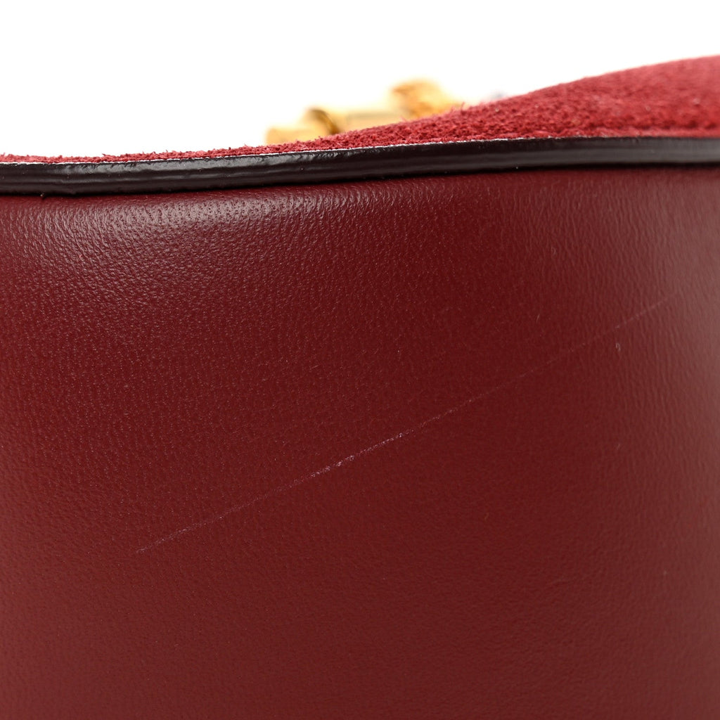 Smooth Calfskin Mini Drew Shoulder Bag  Wine Purple