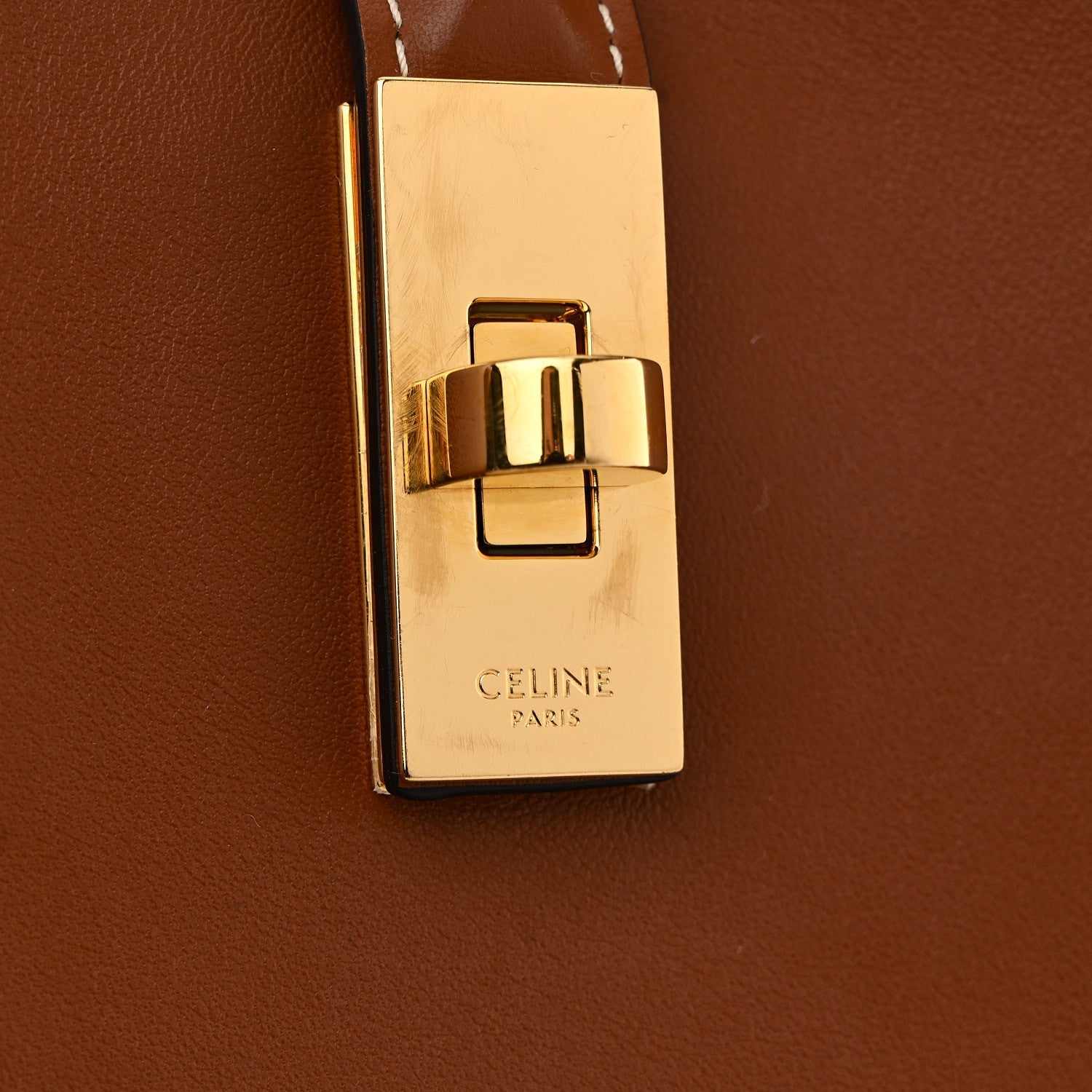 Smooth Calfskin Medium Camille 16 Soft Bag Tan