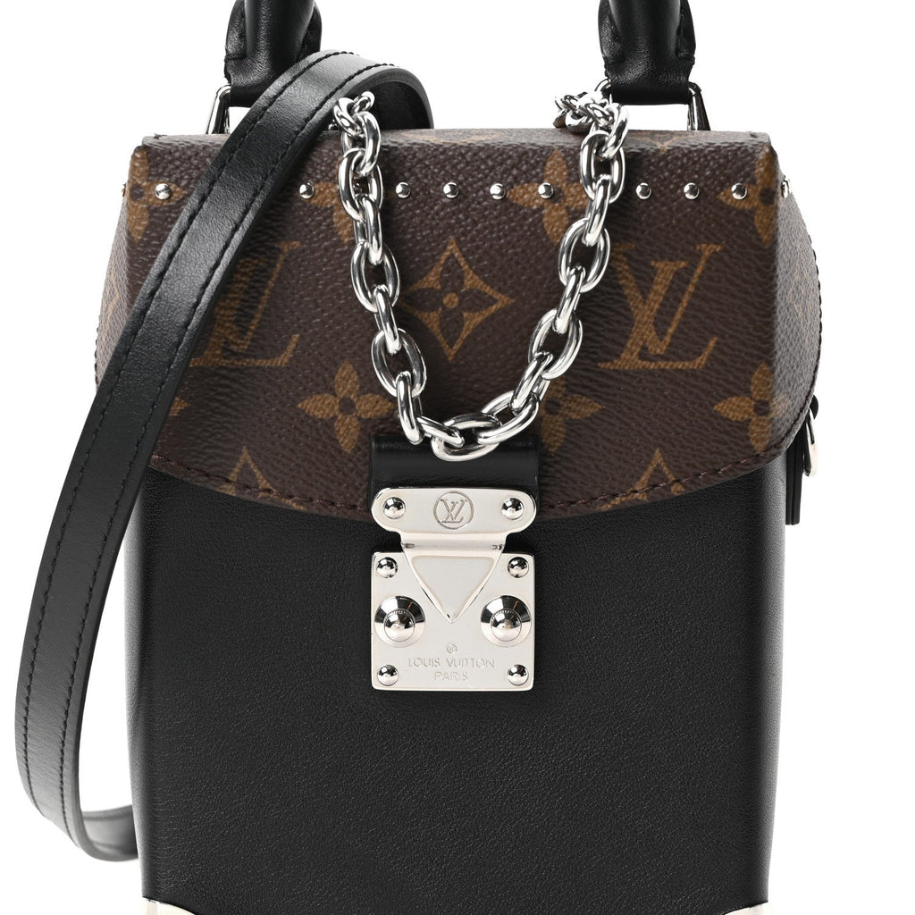 Calfskin Monogram Camera Box Vibe Black