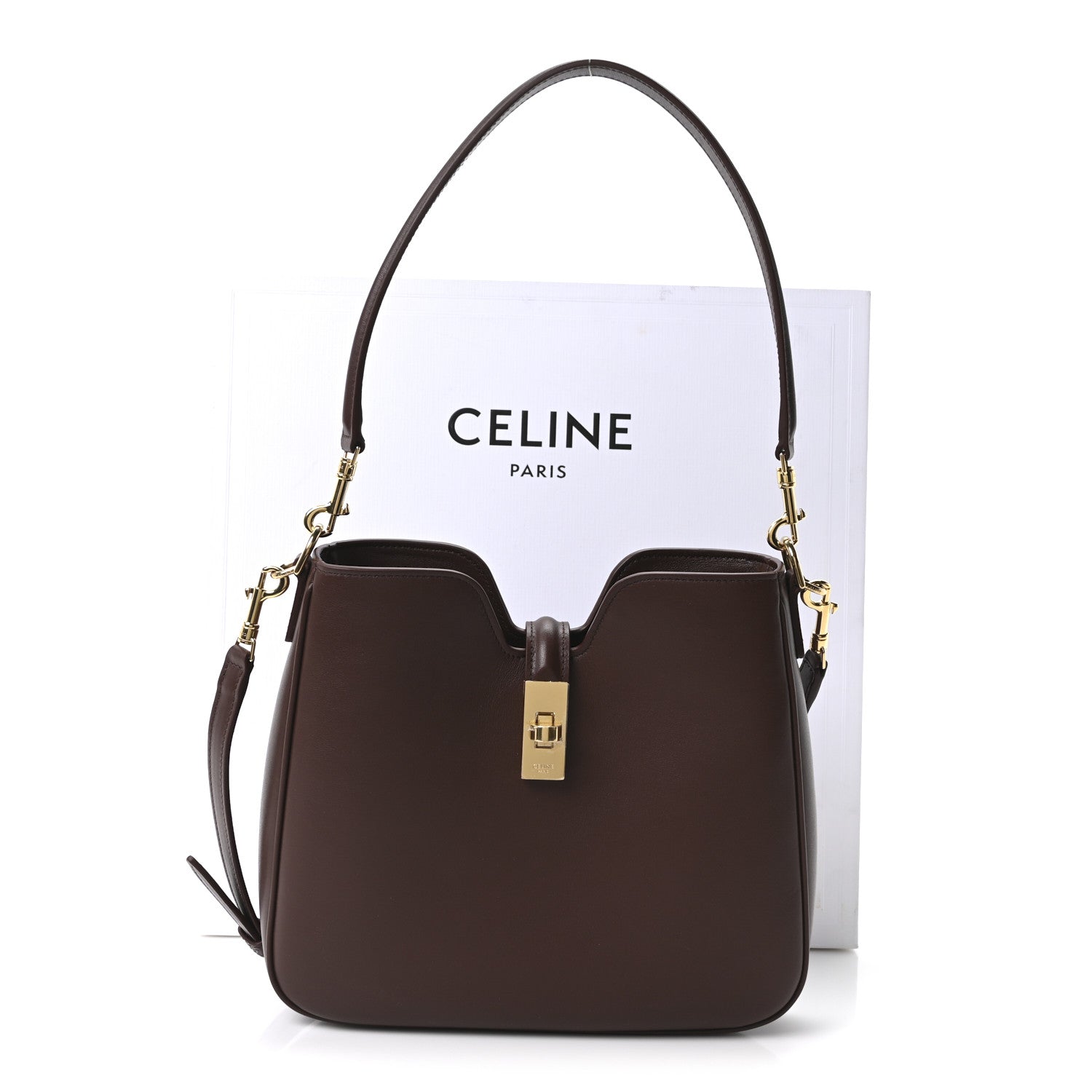 Smooth Calfskin Small Camille 16 Soft Bag Chestnut