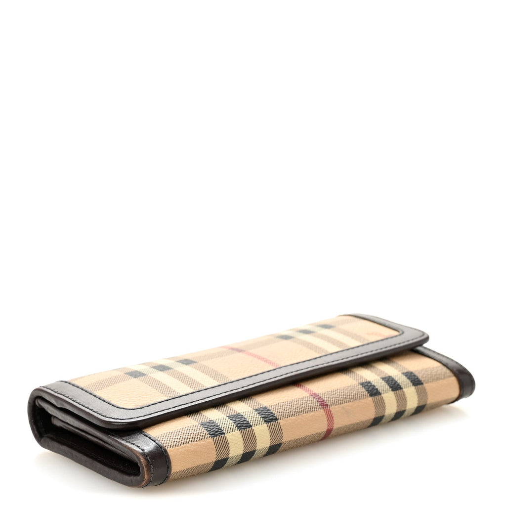 Haymarket Check Wallet Chocolate