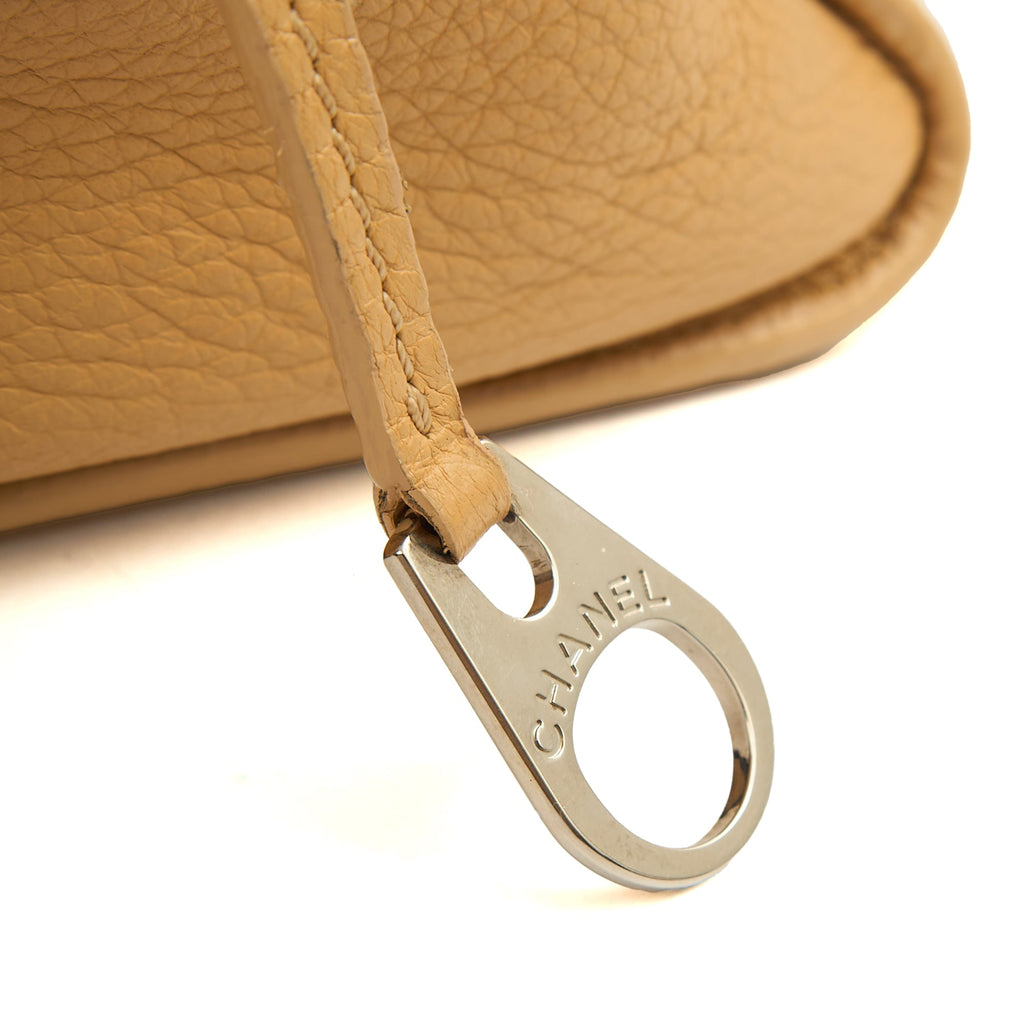 Chanel Top Handle Bowler in Cream, Calfskin Leather