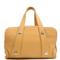 Chanel Top Handle Bowler in Cream, Calfskin Leather