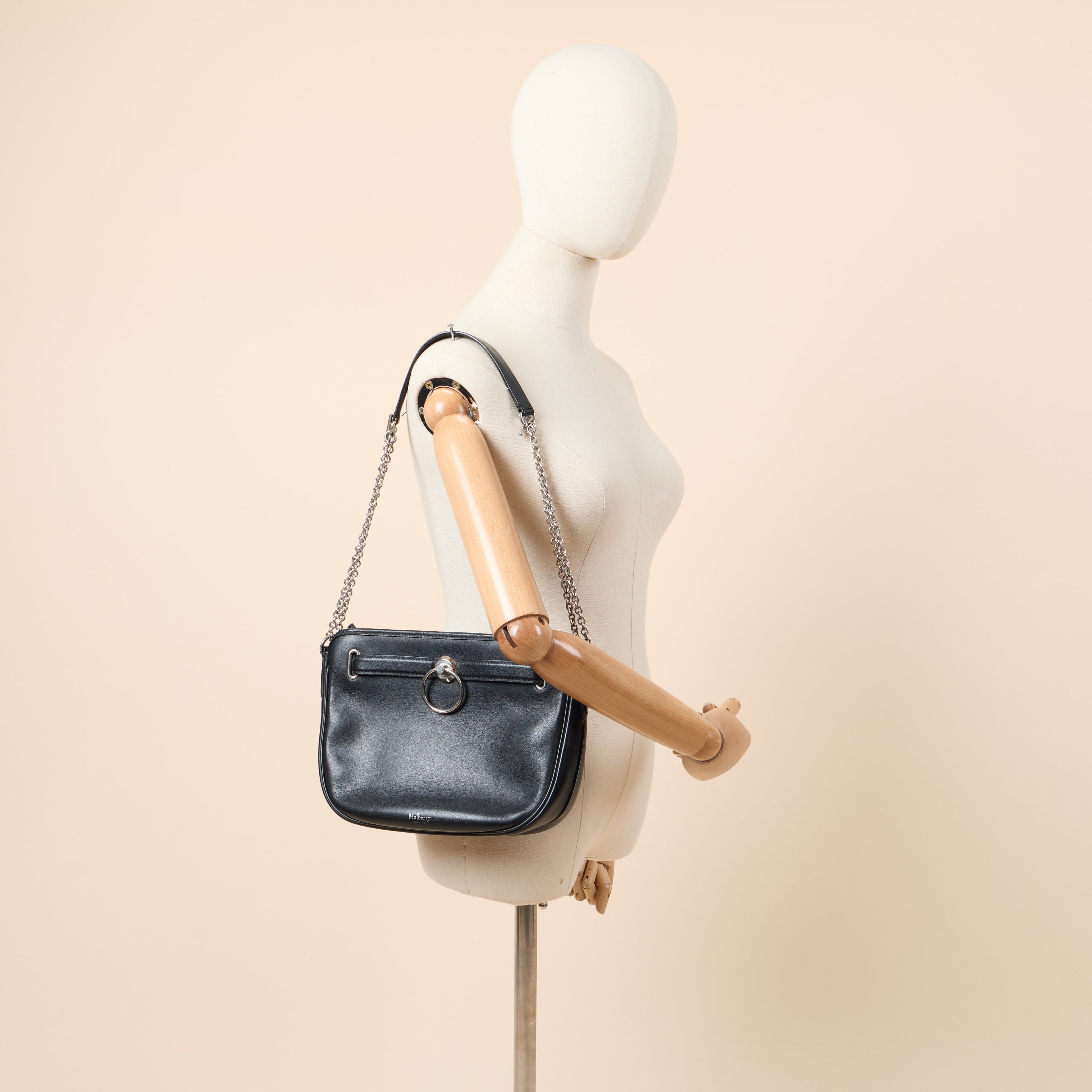 Mulberry Cross Body Brockwell in Black, Leather