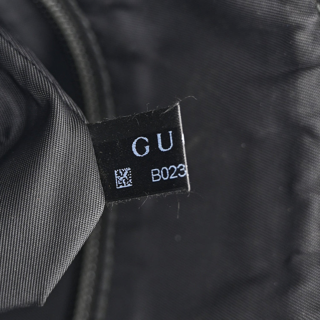 Canvas Web Messenger Bag Black