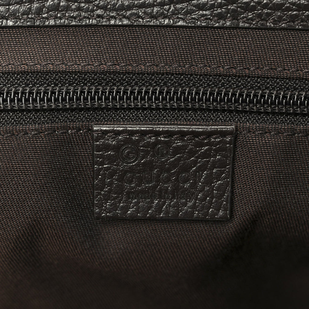 Monogram Flap Messenger Bag Beige Dark Brown
