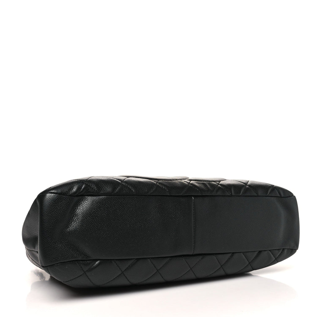 Caviar Quilted CC Timeless Soft Tote Black