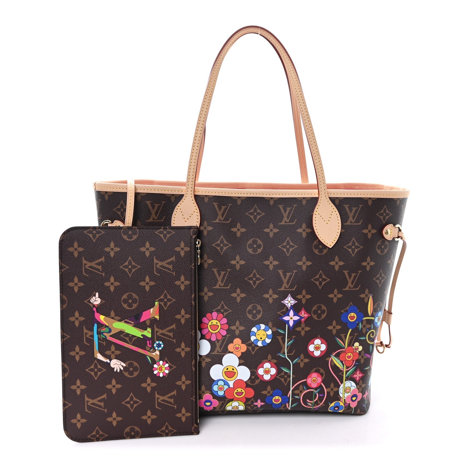 LV X TM Monogram Flowers Neverfull MM