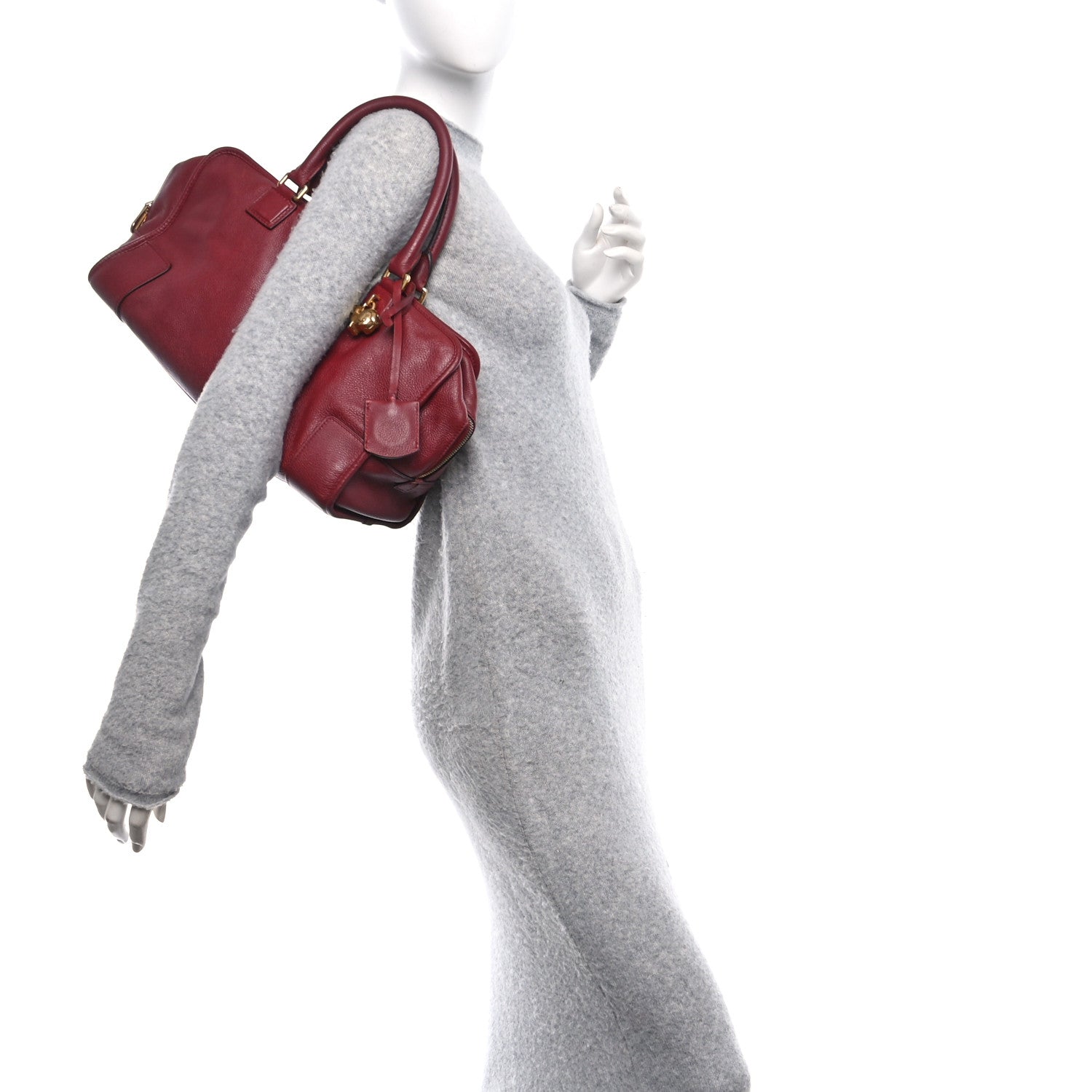 Calfskin Amazona 36 Burgundy