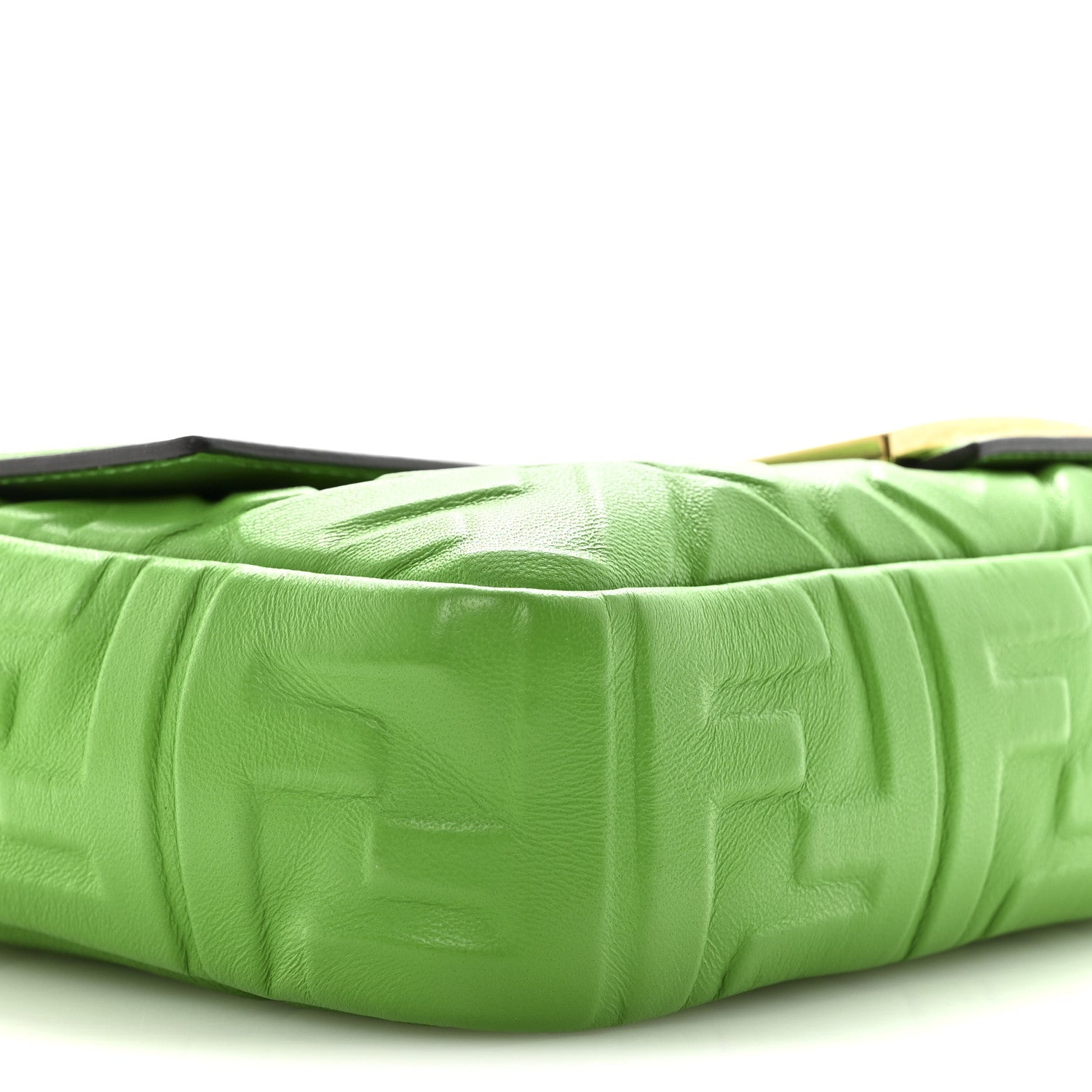 Nappa FF 1974 Embossed Baguette Tomatillo