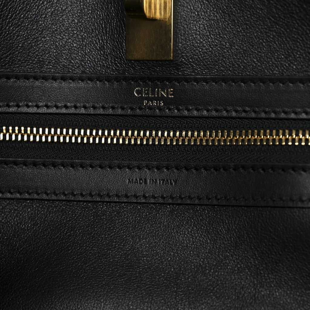 Smooth Calfskin Cabas 16 Bag Black