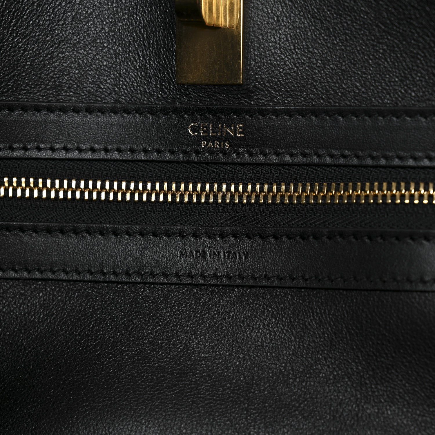 Smooth Calfskin Cabas 16 Bag Black