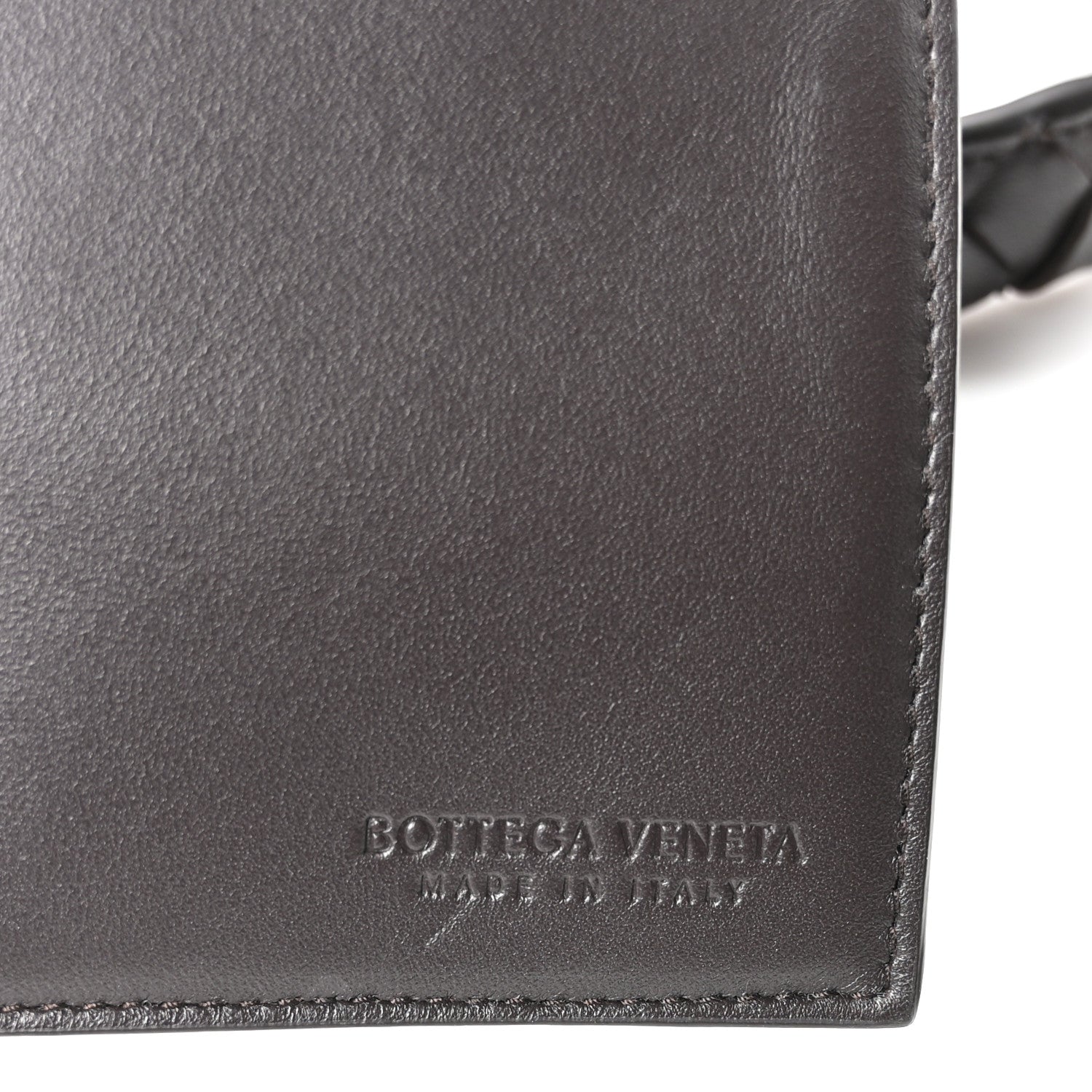 Nappa Intrecciato Large Campana Shoulder Bag Fondant