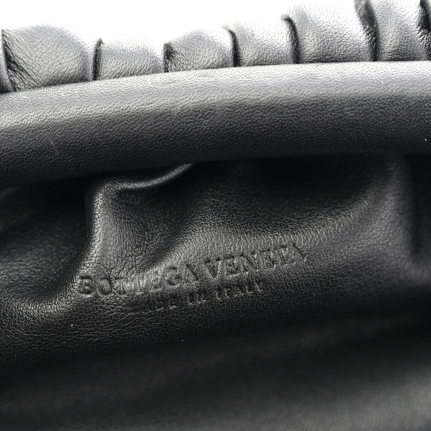 Butter Calfskin The Mini Pouch Black