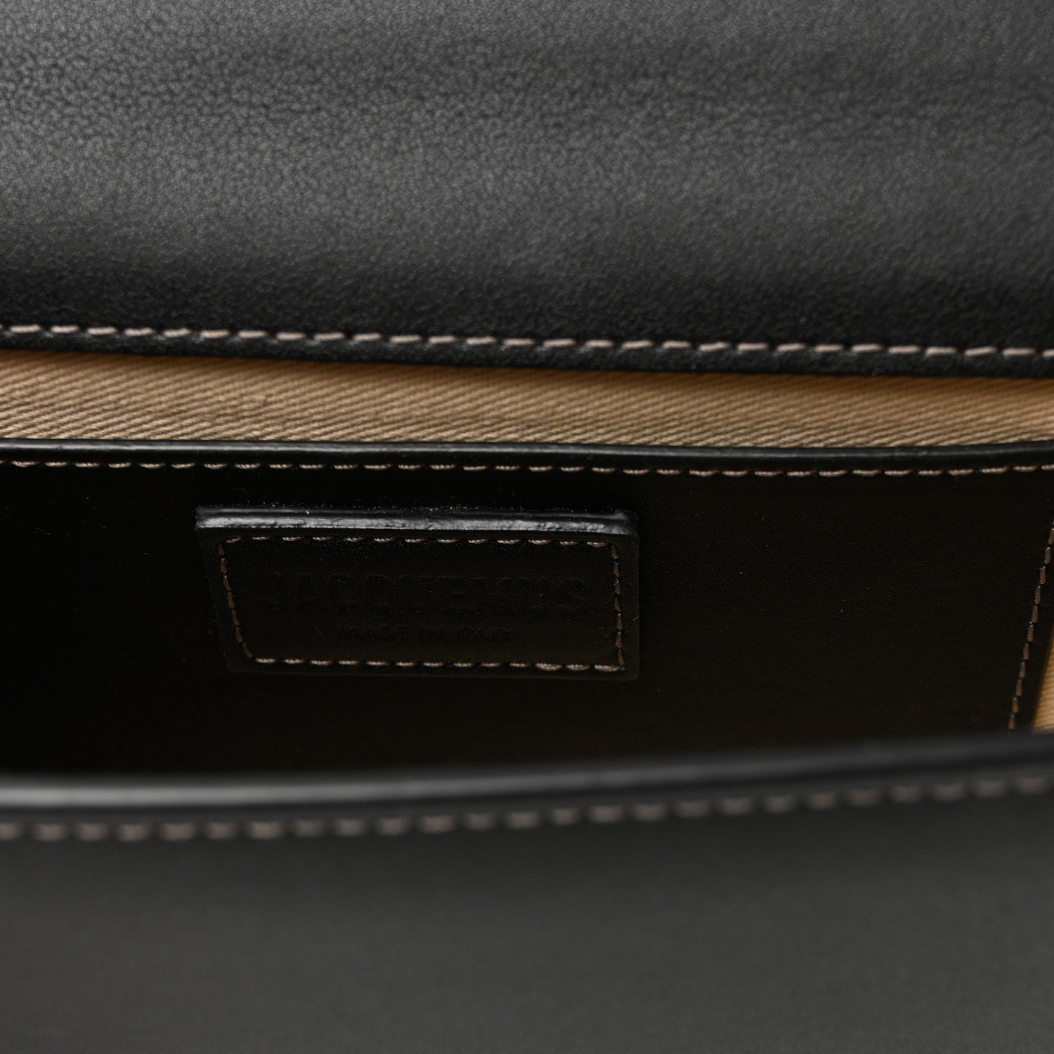 Smooth Calfskin Le Bambino Homme Black