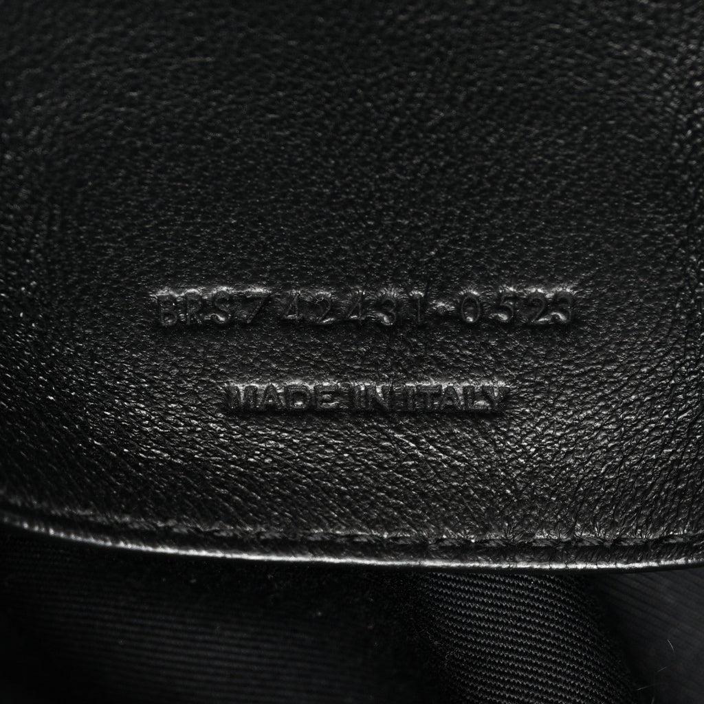 Patent Matelasse Monogram Large Jamie 4.3 Black