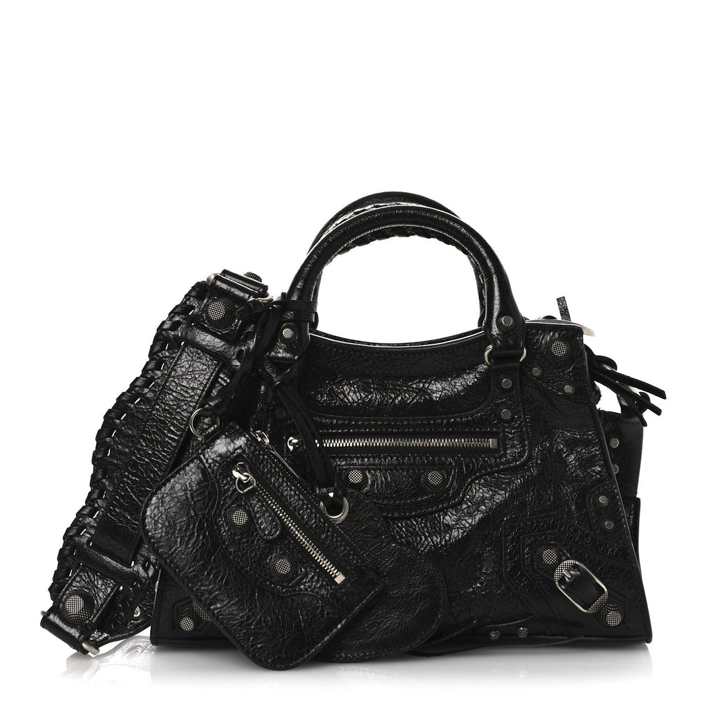 Agneau Arena Neo Cagole Handbag XS Black