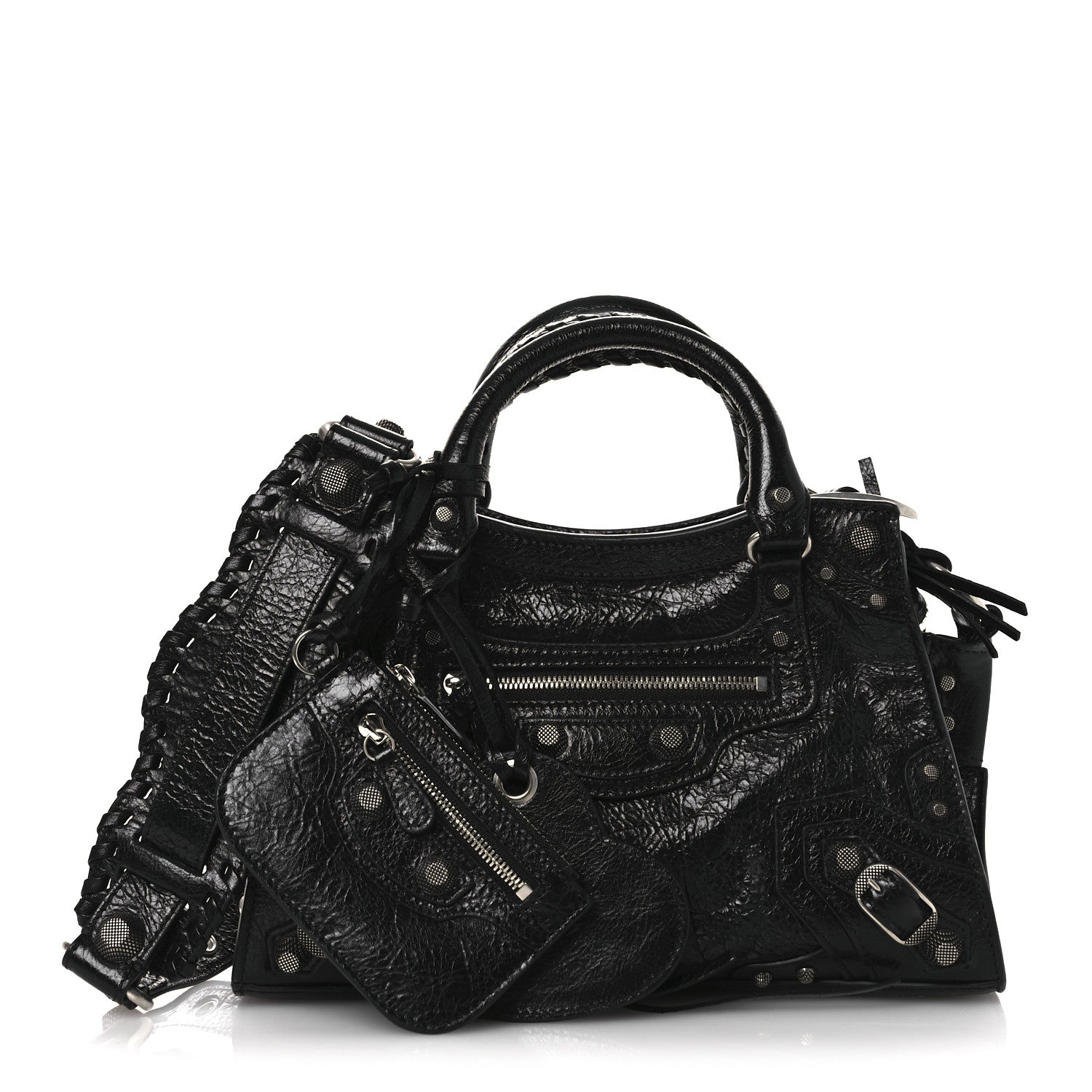 Agneau Arena Neo Cagole Handbag XS Black