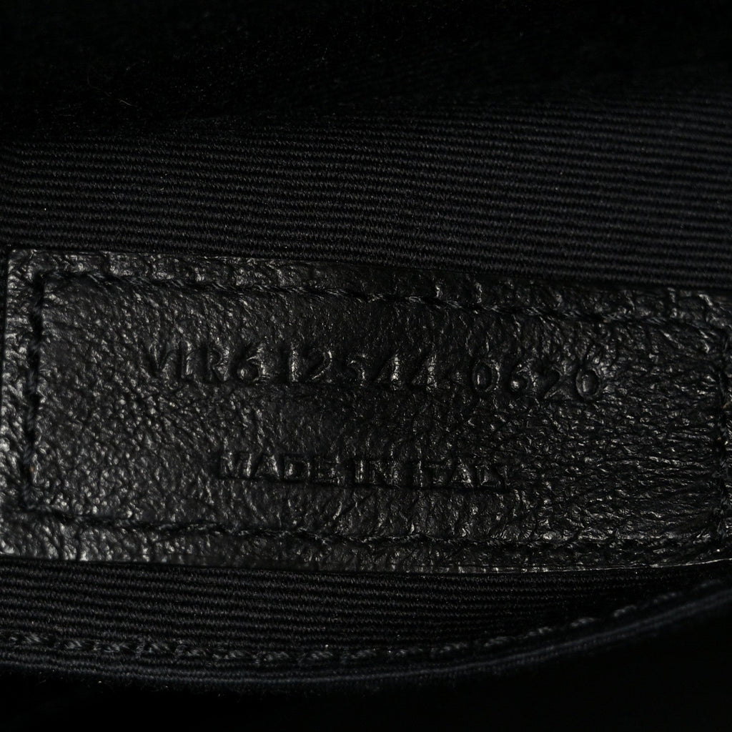 Calfskin Matelasse Monogram Lou Camera Bag Black