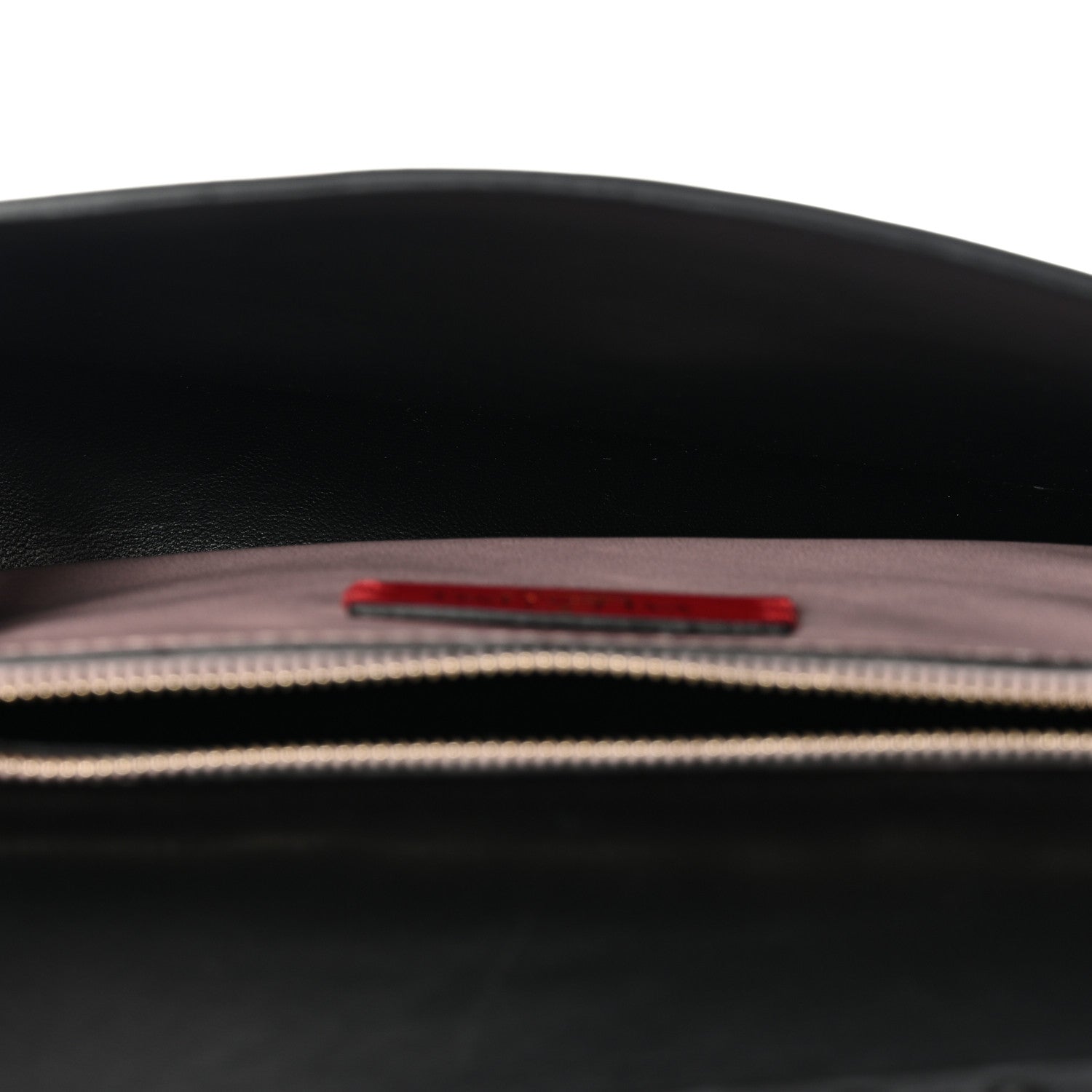 Pebble Calfskin Rockstud Side Slip Wristlet Clutch Water Rose