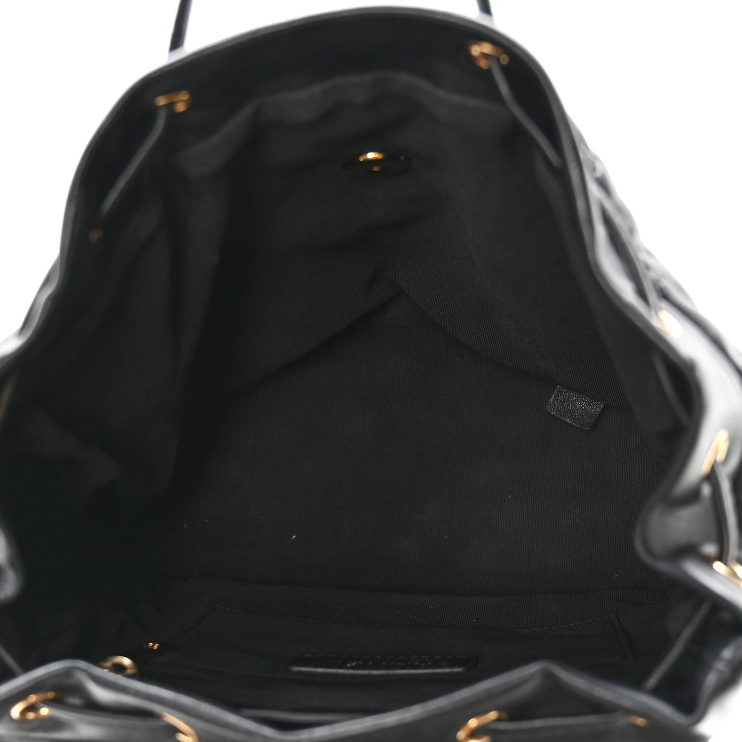 Lambskin Quilted Small Urban Spirit Backpack Black