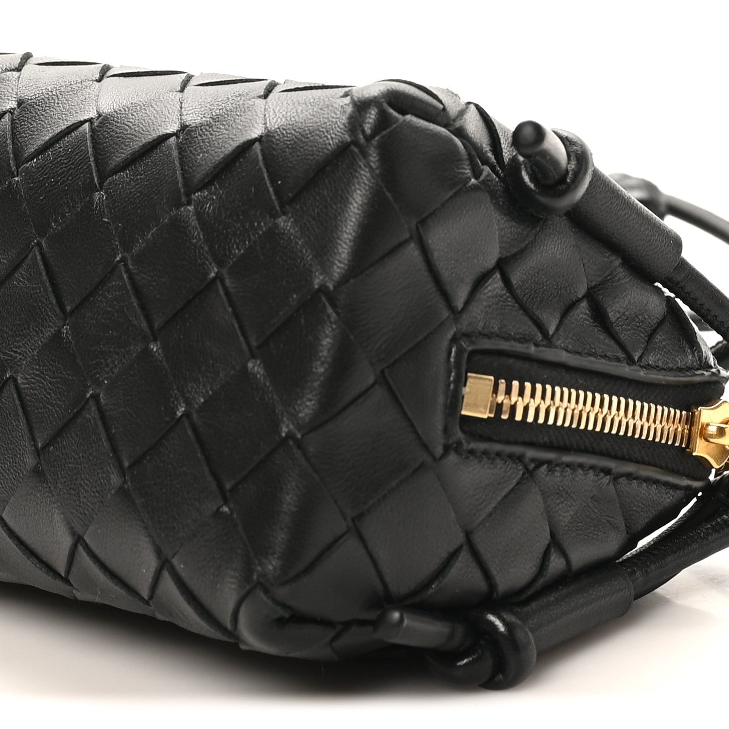 Nappa Intrecciato Concert Pouch Black