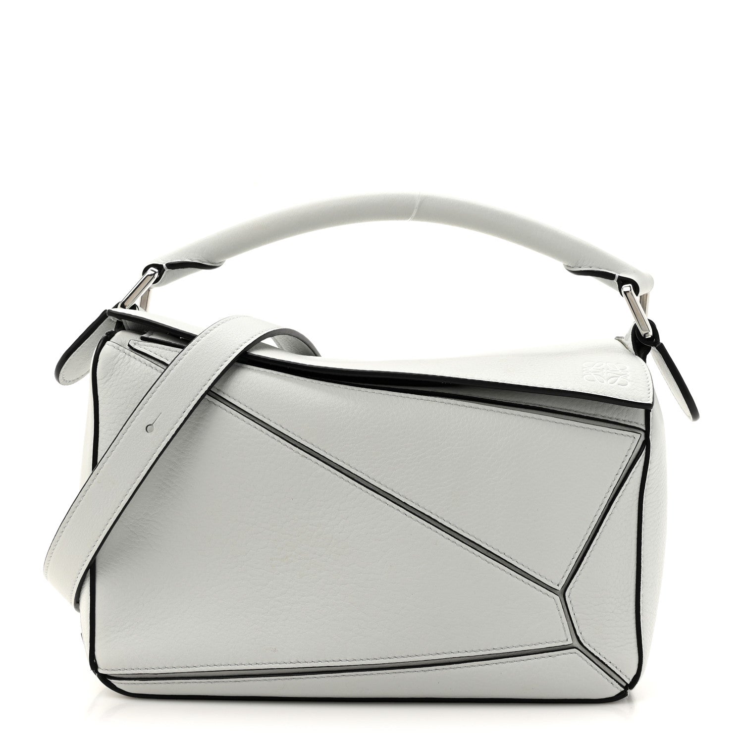 Calfskin Small Puzzle Bag Kaolin