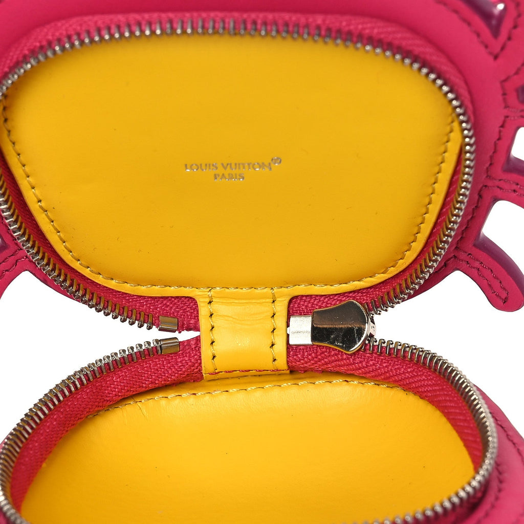 Monogram Crab Bag Charm Rose Pondichery