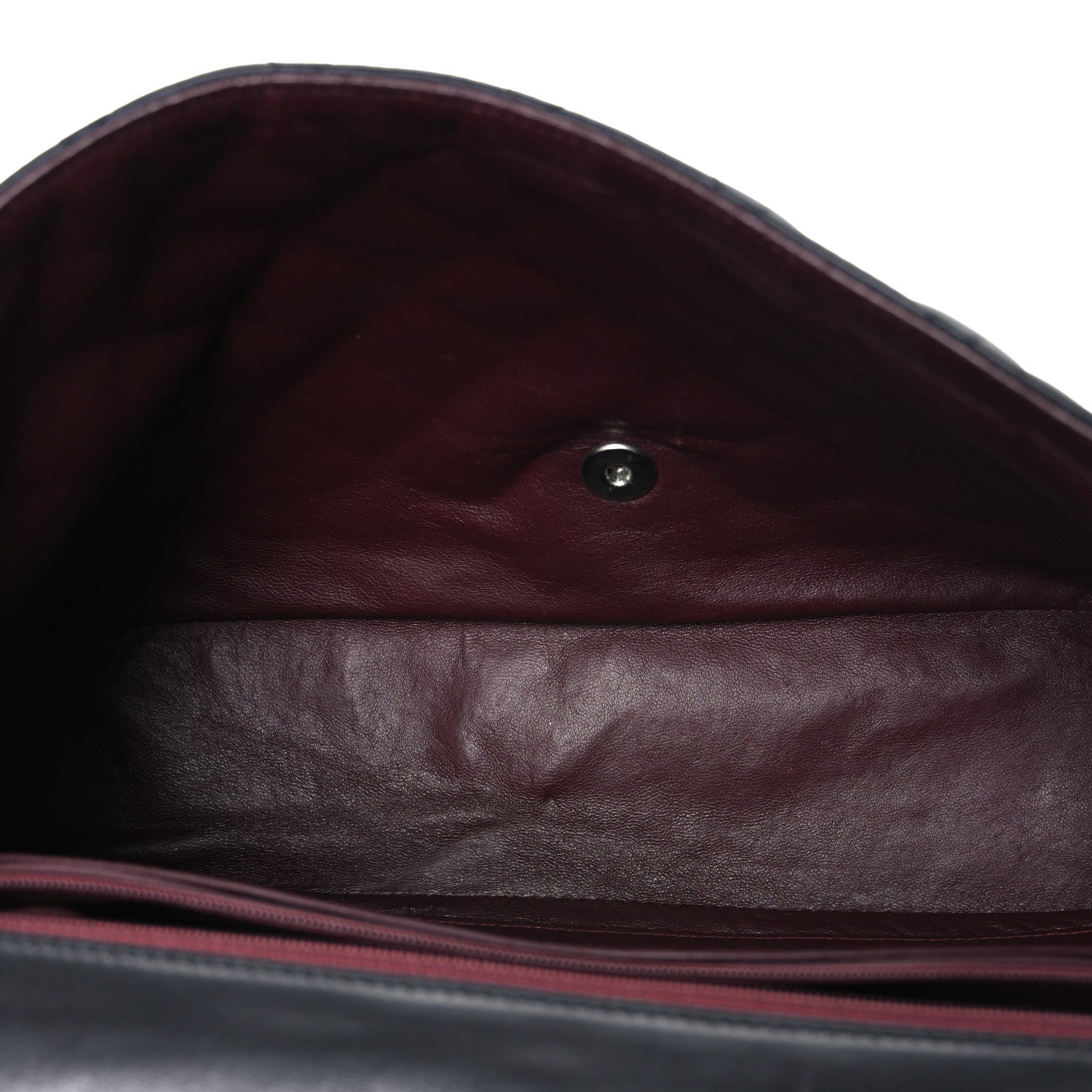 Lambskin Quilted Maxi Single Flap Black