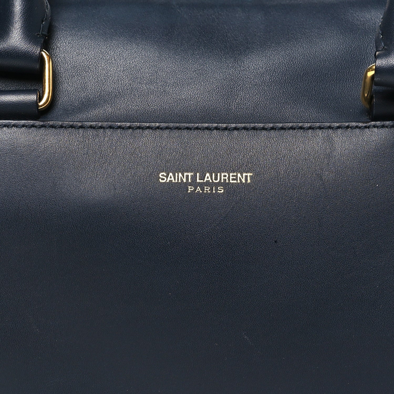 Calfskin Classic Baby Duffle Navy Blue
