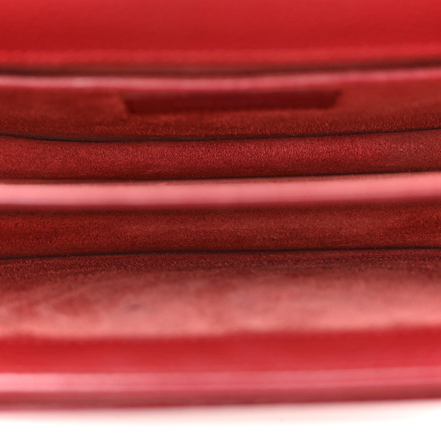 Grained Calfskin Medium Monogram Sunset Satchel Red