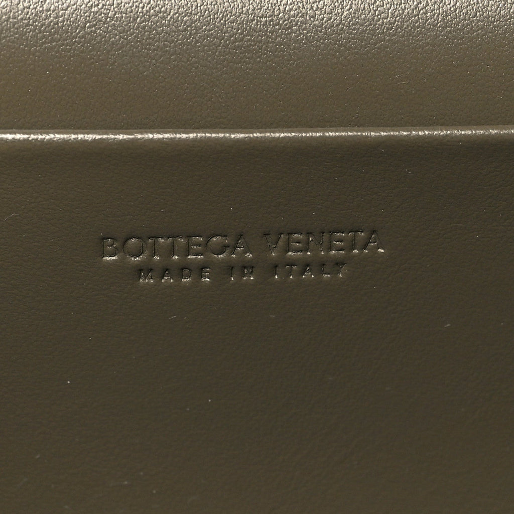 Calfskin Intrecciato Bang Bang Vanity Case Cypress