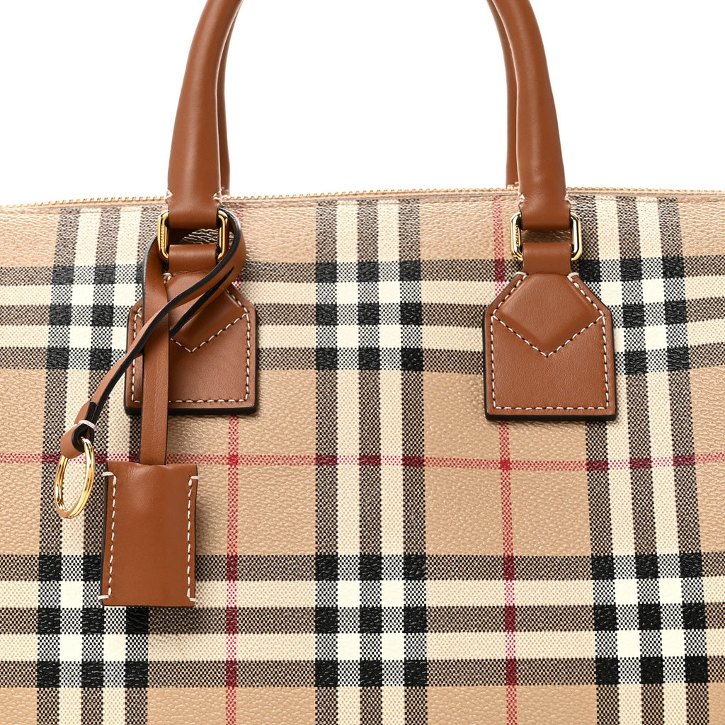 Horseferry Check Medium Bowling Bag Tan