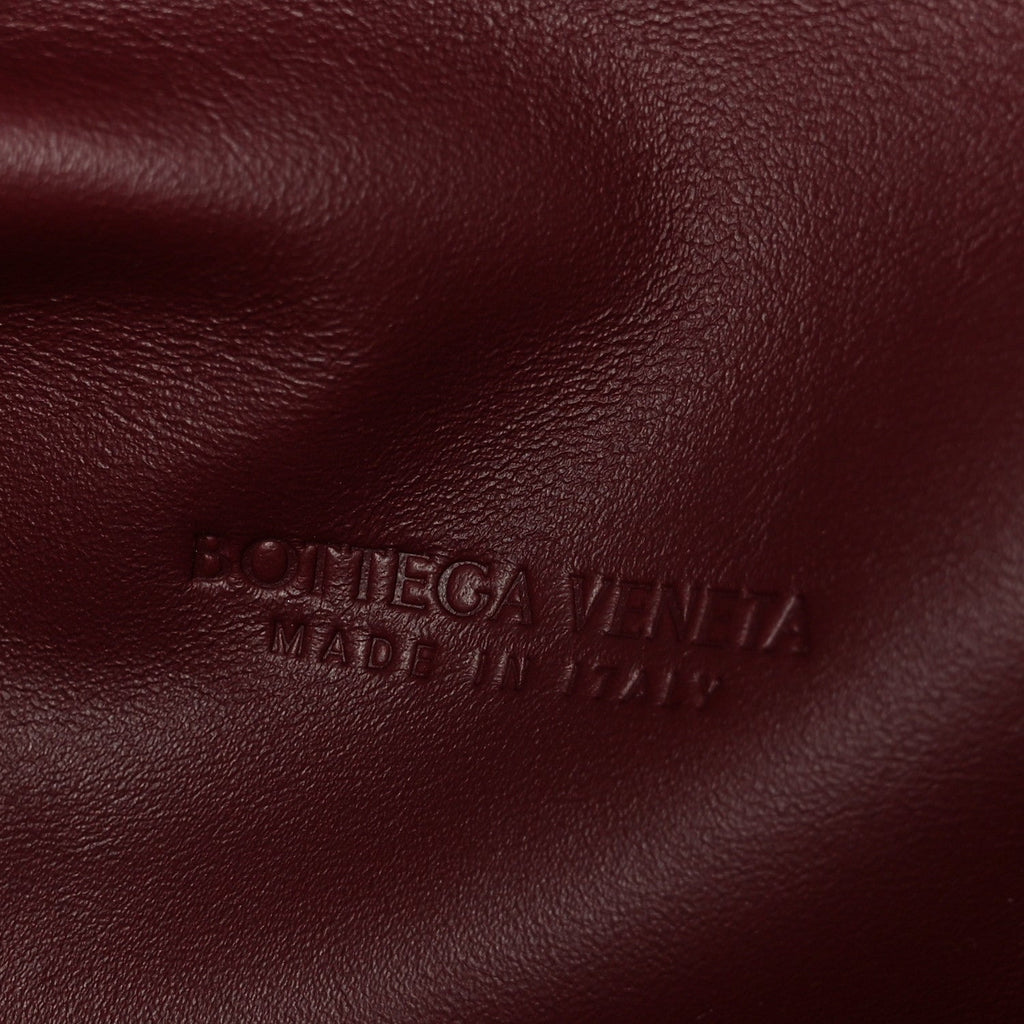 Nappa Intrecciato Small The Lauren 1980 Clutch With Chain Barolo