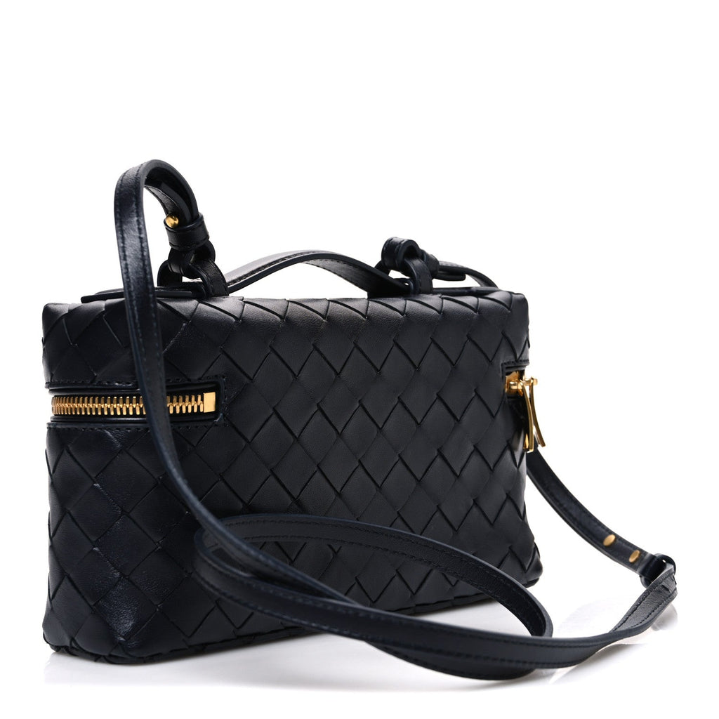 Calfskin Intrecciato Bang Bang Vanity Case Nocturnal